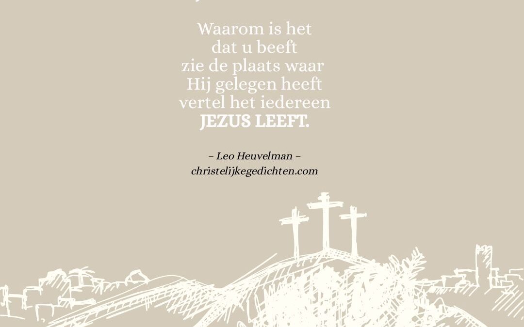 Jezus leeft