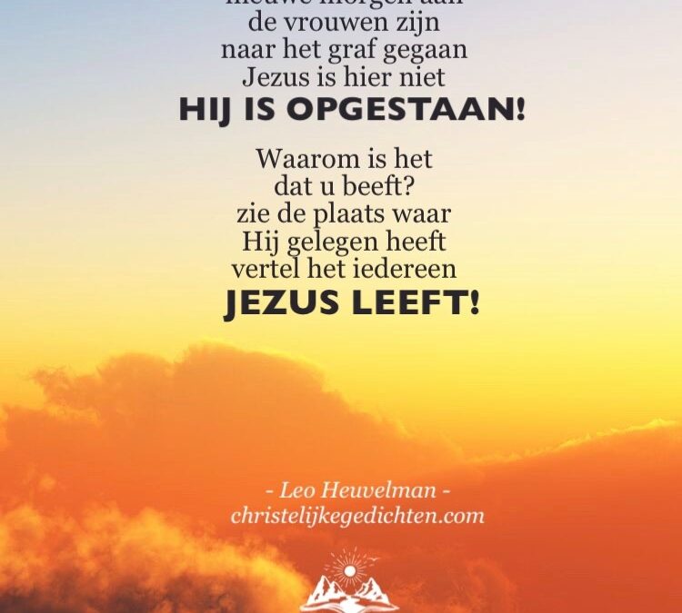 Jezus leeft