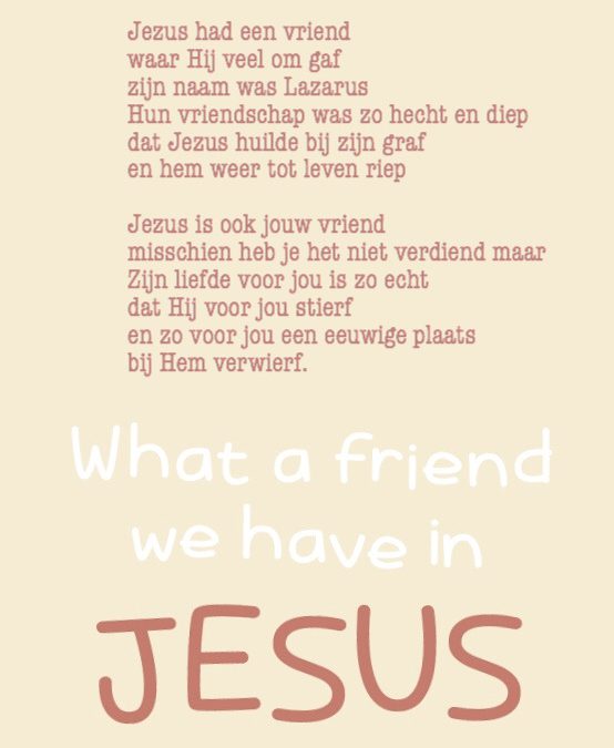 Jezus vriend