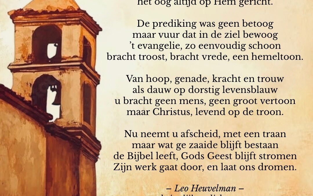 Afscheid van een predikant