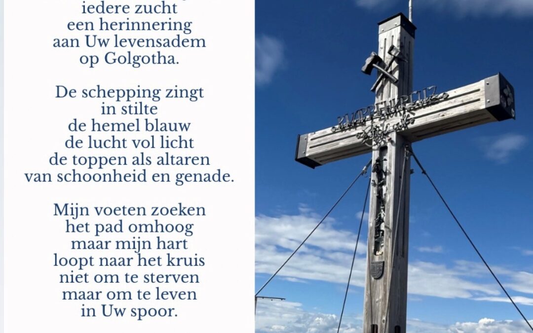 Wandelen naar het kruis
