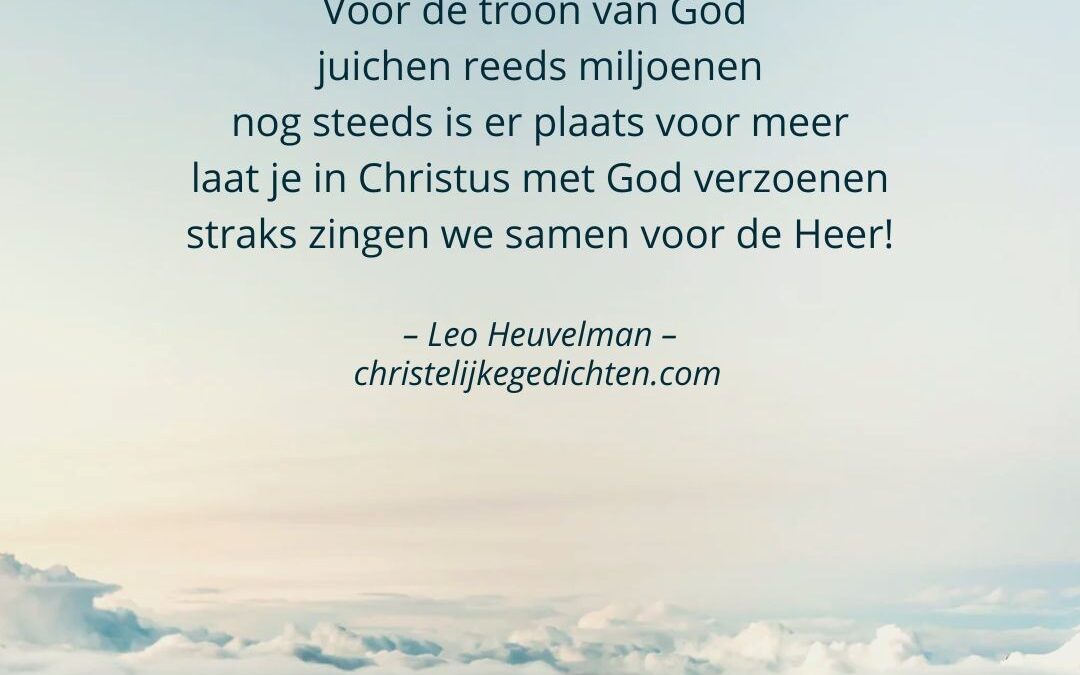 Voor de troon van God