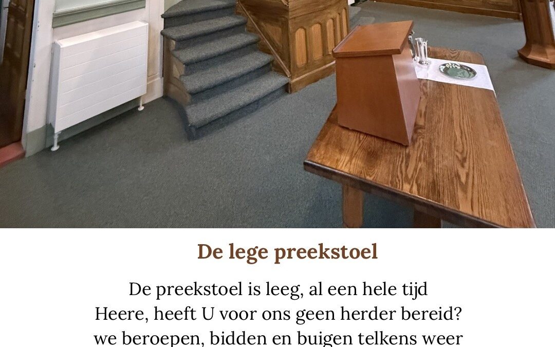De lege preekstoel