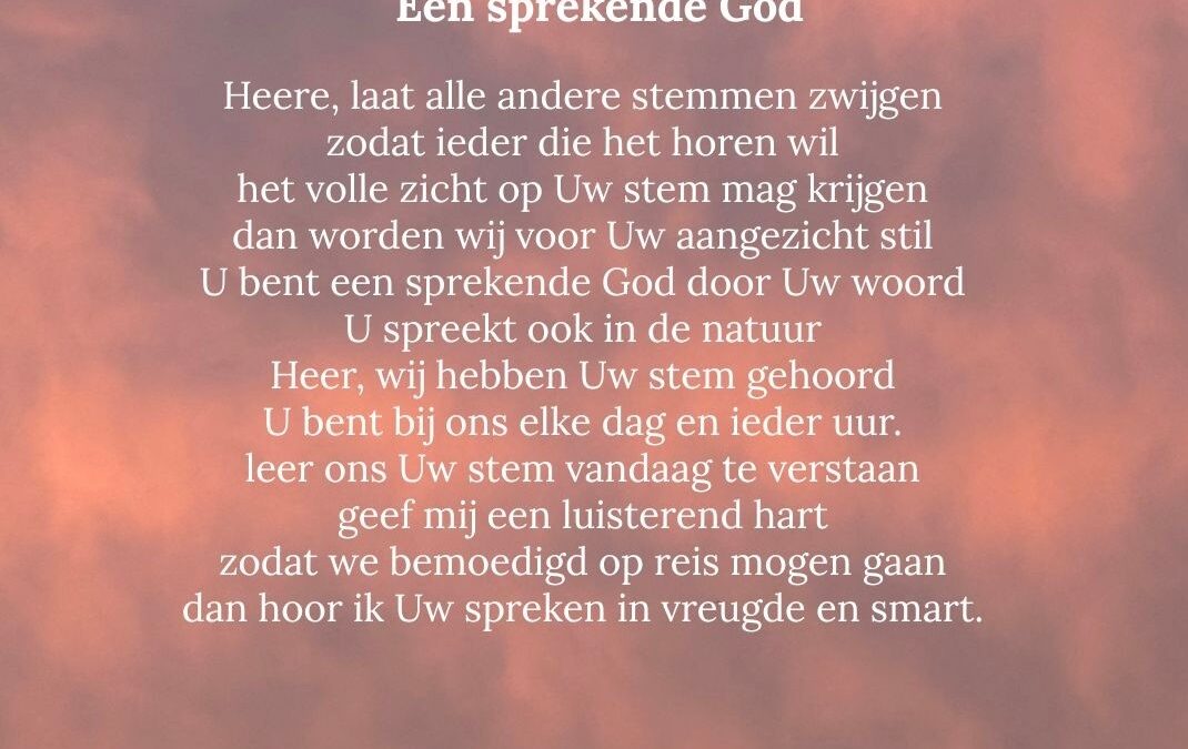 Een sprekende God
